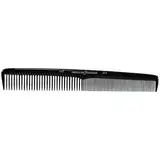 HERCULES SÄGEMANN - Premium Haarschneidekamm | Hochwertiger Naturkautschuk Kamm für präzise Schnitte und sanft zu Haar und Kopfhaut. | Farbe: Schwarz | Größe: 7 Zoll