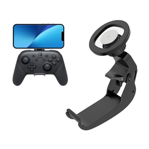 NBCP Controller-Telefon-Halterung für Schalter-Controller-Gaming-Telefonhalter, Telefon-Halterung-Clip Magnetisch für N-Schalter und Switch Lite Pro-Controller