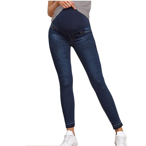 GZYshoyao Umstandsjeans Skinny Jeans FüR Schwangere Schwangerschaftsjeans Lang Umstandshose Jeans Hose Destroyed Jeans Maternity Jeanshose Denim Leggings FüR Schwangerschaft Umstands JeansJeggins