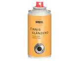 KREUL 811150 - Firnis glänzend, 150 ml Spraydose, sehr elastischer Schlussfirnis, erhöht die Haltbarkeit gegenüber äußeren Einflüssen, nicht gilbend, trocknet wasserfest