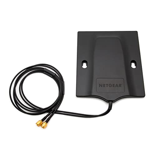 Netgear 6000451 Externe 5G MIMO SMA-/TS9-Antenne (bis zu 2,5 dBi Signalverstärkung für 5G/4G Mobile Hotspots und LTE Router, 4G/5G, Kabellänge 100 cm mit 2X TS-9 oder SMA-Anschlüssen)