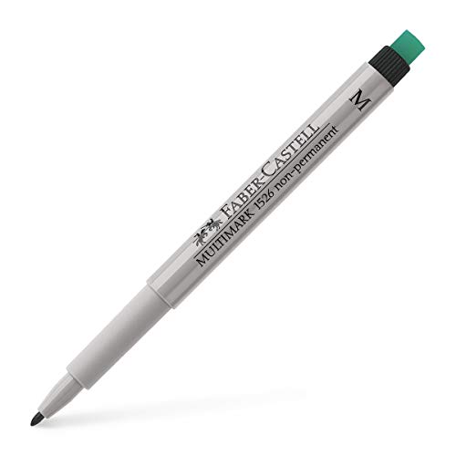 Faber-Castell 152699 - Marker Multimark M, non-permanent, schwarz, 1 Stück