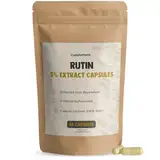 Cupplement Rutin Kapseln 60 Stück 500 MG pro Kapsel - Kein Pulver Bio - Nahrungsergänzung - Superfood - Tabletten - Venen - Rutine - Tabletten - Venenschatz - Venentabletten - Hochdosiert