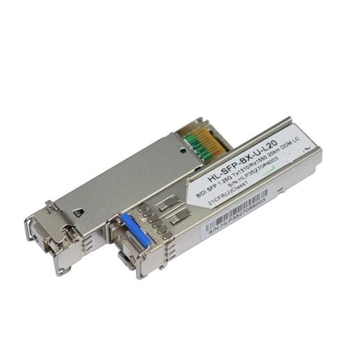 Hookurity GLC-BX-D-20 und GLC-BX-D-20, 1000BASE-BX 10 BIDI SFP 1550/1310 20KM DDM LC/SC-Anschluss(1pairs)