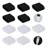 kiki fancy USB-C Schutzkappe 10er Pack, Staubschutzkappe USB-C Stecker Kunststoff Staubdichte Abdeckung des Datenkabels, Staubschutz des Ladekabels, Abdeckkappen für USB Typ-C (Transparent+Schwarz)