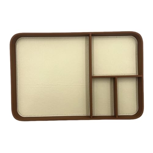 APLVFFZH Valet -Fall NACHTIGE TABE Tray AUSBRECHTUNGSBRECHTSCHAFTENDIDE ERHALTENER FÜR TELECHUNGEN JUDEREM, Braun Beige