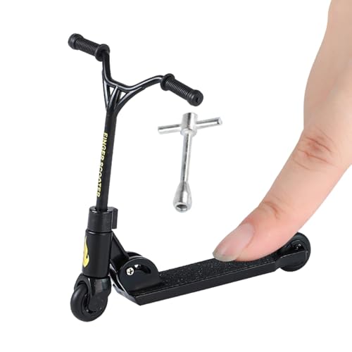 Povanjer Roller-Fingerbrett, Finger-Rollschuhlaufen,Lustiger Stunt-Scooter - Stunt-Scooter, faltbares und lustiges Skateboard, Fingersport für das Fingertraining