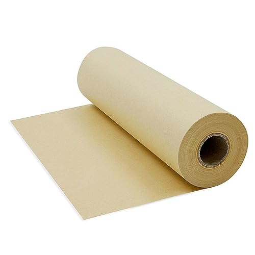 Packpapier-Rolle von Juvale - Kraftpapier-Rolle als Verpackungspapier, Geschenkverpackung, für Bastelarbeiten, zum Versand - Braun - 25,4 cm breit, 30,5 m lang - AUSVERKAUF