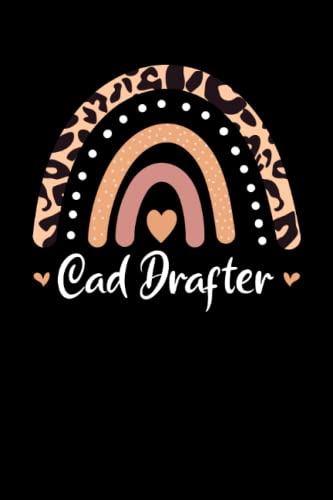 Cad Drafter Rainbow leopard Appreciation: Lined Notebook / Journal Gift , 120 Pages , 6X9 ,Soft Cover , Matte Finish