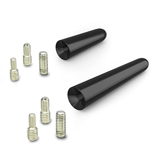 Macari Autoantenne Dachantenne kurz 5cm & 9cm mit Antennenadapter als Set. KFZ Antenne DAB Antenne Auto FM/AM Auto Antenne. Auto Zubehör, Car Accessoires, Auto Gadgets, Car Gadgets, Auto Accessoires