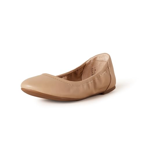 Amazon Essentials Damen Belice Ballerinas, Beige, 39.5 EU