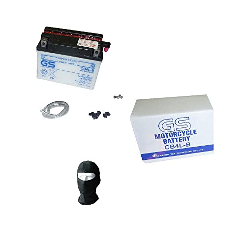 Kompatibel mit ITALJET Pista 12 50 Dal 1990 al 0000 Batterie GS YB4L-B (CB4L-B) wasserdicht zum Einstecken flüssiger aktiver Akku 4 AH Ampere 12 Volt 121 x 71 x 94 mm