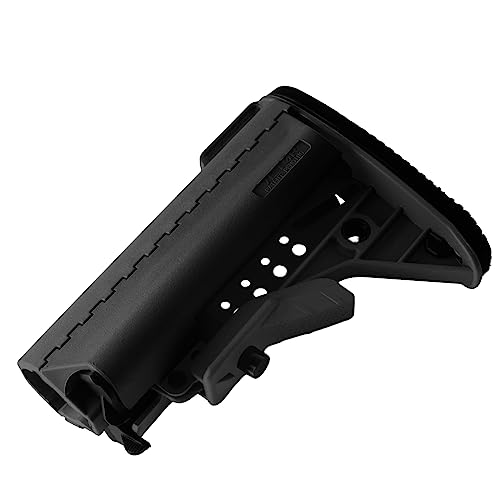 Ranstac MOE Tactical CTR Triangle Back Airsoft Zubehör für M4 CJ/SJHT-01 (VLTOR Schwarz)