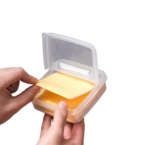 Kühlschrank Organizer 1PCS Butter Käse Lagerung Box Tragbare Kühlschrank Obst Gemüse Frischhalten Organizer Box Transparent Käse Container Für Küche, Schränke, Kühlschrank, Vorratskammer(1pcs)