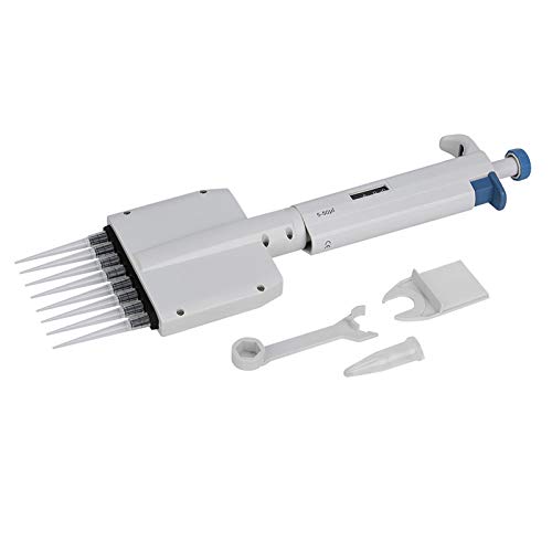 8-Kanal-Mehrkanalpipette, einstellbare Pipetten-Mikropipette 5-50μl