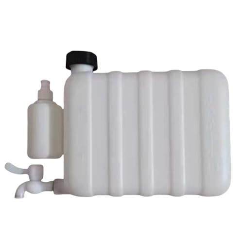 Frischwasser -Haltetank - BPA -freier Plastiktank, langlebiger sauberer Wasserspeicher | 9L Fahrzeugwasserbehälter mit Zapfen für Wohnmobile, Boote, Mobilheime, Notfallgebrauch, 12,6 x 9,06 x 4,72 Zol