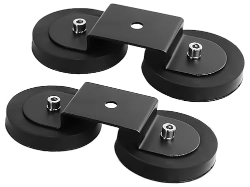 Willpower 2-teilige Magnetfuß-Montagehalterungen für LED Arbeitsscheinwerfer, Starker Saugnapf Magnethalter, Geeignet für Offroad Auto SUV LKW