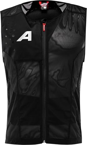 ALPINA PROSHIELD MEN VEST - Flexibler, Atmungsaktiver & Individuell Einstellbarer Rückenprotektor Für Herren, black, M