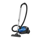 UOEONR 2000 W Staubsauger mit Beutel,Bodenstaubsauger, ideal für Allergiker, Hygiene-Filter, Starke Saugleistung, extrem leise,Bodendüse für Parkett,Teppich,Fliesen,HEPA Filter,1,5L (schwarz)