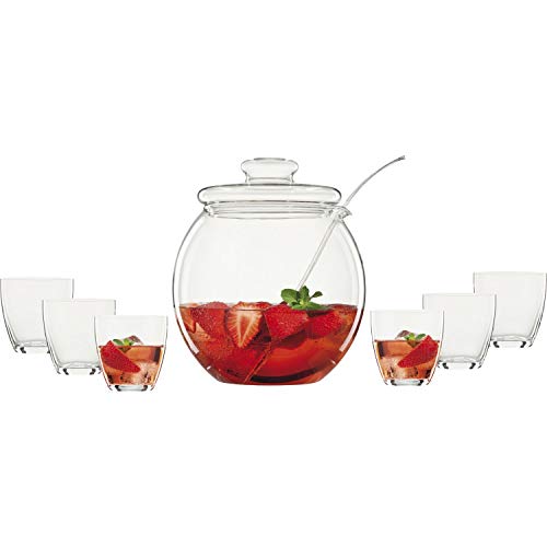 BOHEMIA CRISTAL »Libera« Bowle-Set Glas