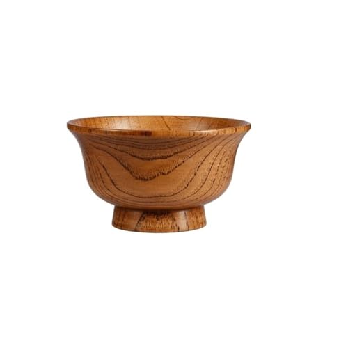 Holz-Essschalen, Holzschalen, Heim-Essschalen, Holzbesteck, Bauernhaus-Stil, rustikales Holzbesteck for Familienfeiern, Haushalt, täglicher Gebrauch, Holz-Essschalen, Holz-Küchengeschirr(12X6.3cm)