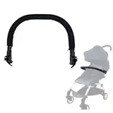 Sicherheitsbügel Für Kinderwagen,Zubehör Für BBZ Yoyo Armlehne Aus Schwarzem PU-Leder,Schwarz