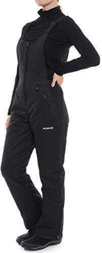 SkiGear Damen Essential Isolierte Latzhose, Schwarz, Größe XL