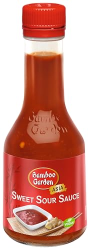 Bamboo Garden - Sweet Sour Sauce , Süß-pikante Sauce zum Verfeinern zahlreicher Gerichte oder als Dip , 1 x 200 ml (Verpackungsdesign kann abweichen)