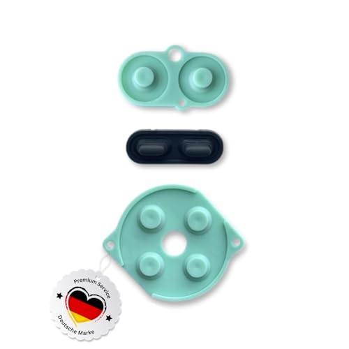 Buttons Tasten Knöpfe Ersatz Pad für GameBoy Color - Gummi Silikon Pads Ersatzteile GBC Steuerung Ersatzknöpfe Bedienknöpfe Ersatzbuttons (Standard)