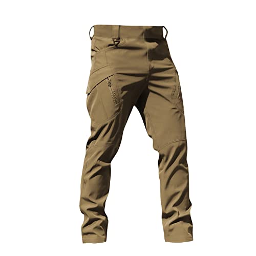 Cargohose Herren Wanderhose Baggy Cargo Trainingshose Stoffhose Für Hose Fahrrad Outdoorhose Fahrradhose Yogahose Sweatpants Jogginhose Herrenjeans Hosen C-Braun XL 5091