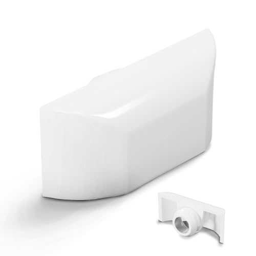 VOOXA Fenster Wasserschlitzkappen Weiss RAL9016 für 10mm Bohrungen 25 stück