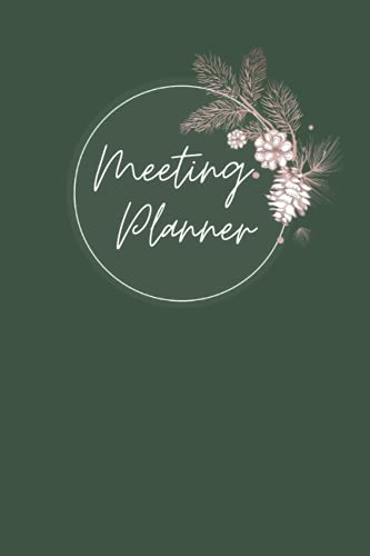 Meeting Planner: Note Taking Notebook Organized | Taking Minutes Record Log Book Action Items & Notes | Executive Assistant Logbook Journal