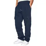 Herren Hosen Hose Sporthose Trainingshose Cargo Pants Jogginghose Sweatpants Jogger Mode Freizeit Laufen Streifen Jogpants Herren Beige Sporthose Lang Herren Baumwolle Grüne Jogginghose Herren