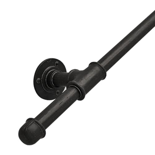 Rutschfest für Veranda und Garten, Treppengeländer-Set, Wandmontage, Stützstange für Treppen und Lofts, komplette 50 cm Geländer-Lösung