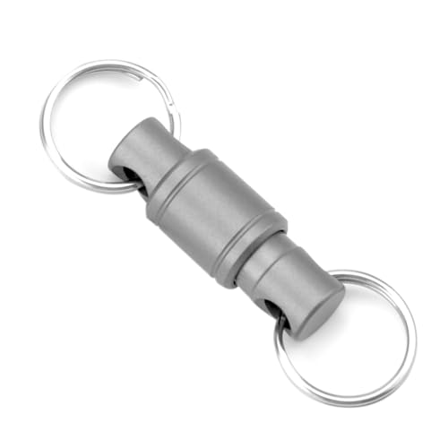 Edc Gear SchlüSselring, Edc Tool SchlüSselring Karabiner SchlüSselanhäNger mit Drehgelenk Titan SchlüSselring SchlüSselanhäNger mit Karabiner SchlüSselorganizer Titan Karabiner Keyring Key Chains