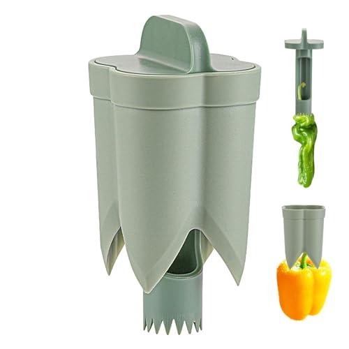 Pfefferentkerner, 2 Stück Paprika-Entkerner-Set, Werkzeuge Zum Entkernen Für Tomaten, Pfeffer, Gurken, Professionelles Werkzeug Für Und Gemüse