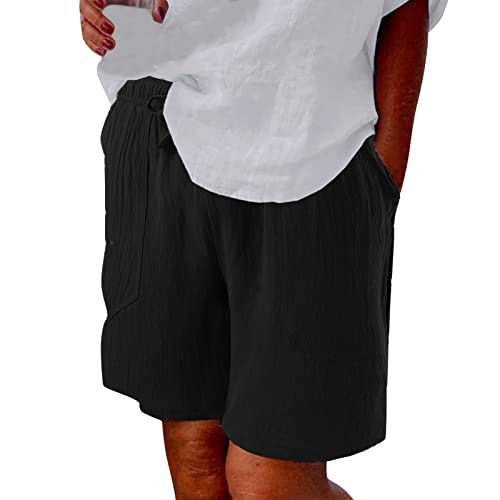Overall-Shorts für Damen, Business, formell, gemustert, gestreift, asymmetrisch, freiliegend, für Erwachsene, aktive Fracht, Radfahren, Reisen, Schwarz , S