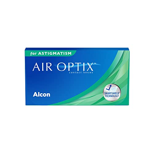 Air Optix for Astigmatism Monatslinsen weich, 6 Stück, BC 8.7 mm, DIA 14.5 mm, CYL -2.25, ACHSE 140, + 4.75 Dioptrien