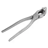 Lederzange, Leather Clamp Lederhandwerk Flach Zange DIY-Lederwaren-Abflachzange Flachzange Aus Leder Edge Adjustment Press Flatten Zangenklammer für TaschengüRtel Ledertasche Gürtel, Gerader Kopf