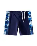 PAEHUIMT Badehose Jungen, Badeshorts Kinder, für Junge 3-12 Jahre (10-11 Jahre, Blau)