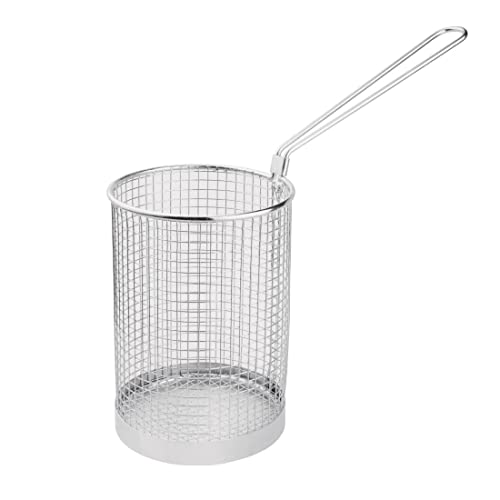 Vogue Spaghetti-Nudel-Kochkorb, 120 mm Durchmesser, Edelstahl, spülmaschinenfest, CS734