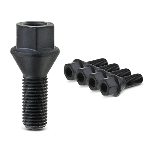 Frankberg 5X Radbolzen Radschraube Kompatibel mit 1er E81 E87 3er E21 E30 E36 E46 E90 5er E12 E28 E34 E60 E61 6er E24 E64 1975-2017 610-574