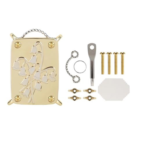EliphonTowne Mikro Blumenpresse - Blumenpresse Kinder, Pflanzenpresse,Metall-Blumenpresse, Mikro Presse Blume Werkzeug,Diy Bastelset,Geeignet Für Kunst (Lily of the valley) Gift for Craft