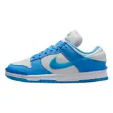 Nike Dunk Low Twist Damen Sneaker Photon Dust/Weiß/University Blue (University Blue, EU Schuhgrößensystem, Erwachsene, Numerisch, M, 39)