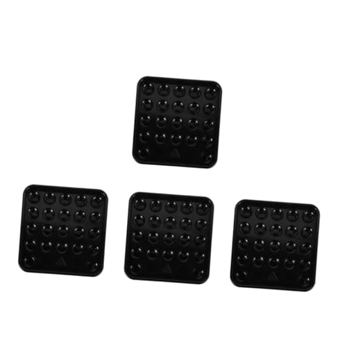 BESPORTBLE 4 Stück Billard-aufbewahrungstablett Pool-Party- Billardprodukte Billard Zahnpastaspender Auf Der Arbeitsplatte Tassenhalter Zahnbürste Rack Desktop-Billard Black Plastik