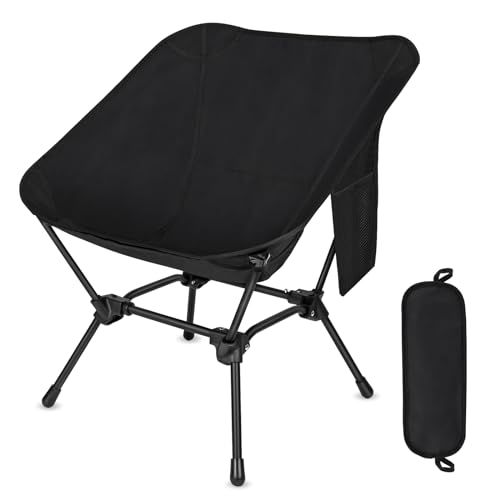 Diealles Shine Campingstuhl, Ultraleicht Faltbar Campingstühle, Campingstuhl Kleines Packmaß für Picknick Outdoor Wandern Angler