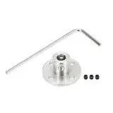 QUARKZMAN 1 Stück 5mm Flanschkupplung mit Mini-Inbusschlüssel und Befestigungsschraube Wellenkupplung für DIY RC-Modellmotoren
