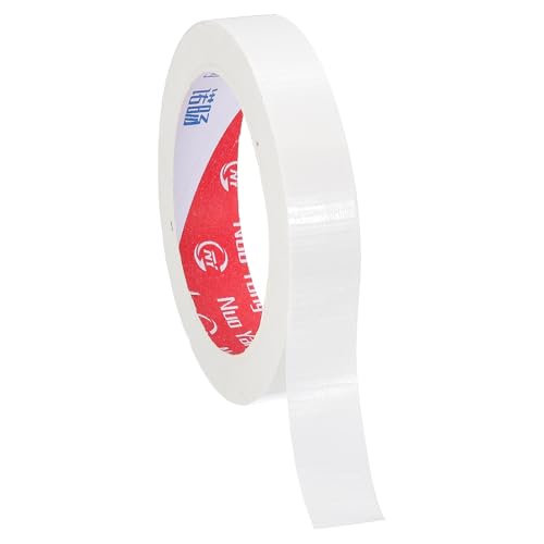 PATIKIL 0,8" x0,007 Buchbindungsband, 22 Yard Stoffbuchbindungsreparaturband Buchbindungsband Selbstklebend zur Reparatur Bücher, Weiß
