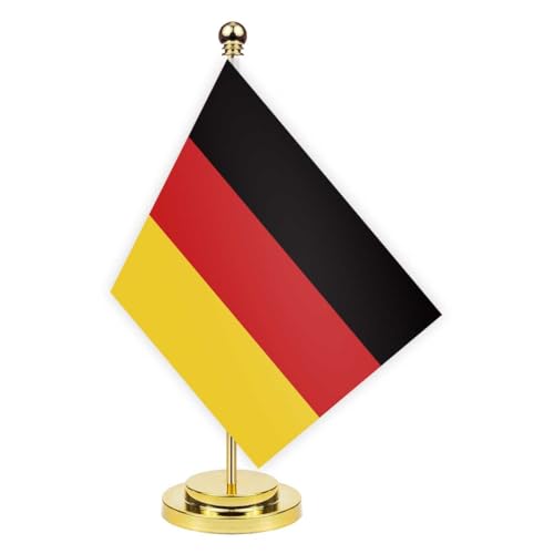 Deutschland Schreibtisch Flagge, 30cm großes kleines DeutschDeutsch Banner im Freien, winziges Drucken Dekor für Büro Home Tisch desk Germany
