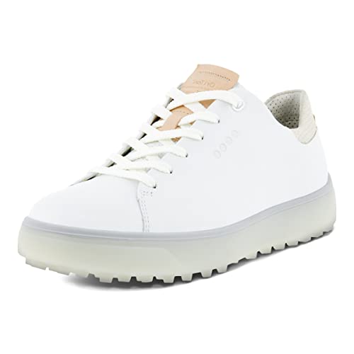 ECCO Damen Golf Tray Golfschuh, HellweiÃŸ, 38 EU